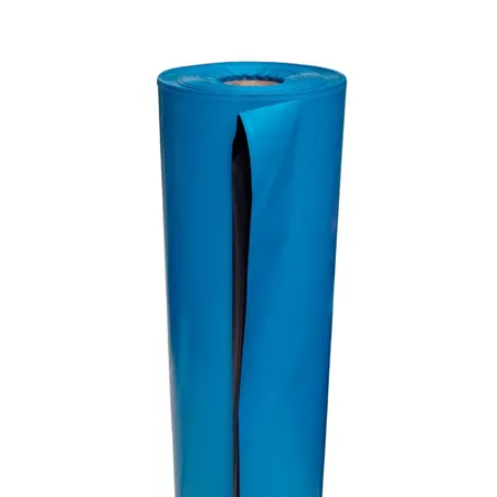 Rollo de manga de polietileno azul para empaque industrial